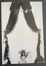 art postcard King and Queen group show painting AG gallery invitation