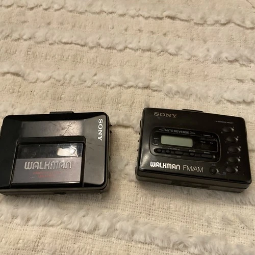 Vintage LOT OF 2 Sony Walkman  Parts or Repair
