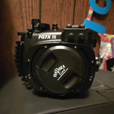 Fantasea FG7X III Waterproof Case for Camera, Black/Clear