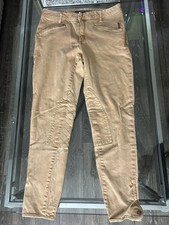 Ralph Lauren Sport Women's Tan Stretch Equestrian Riding Knee Patch Jodhpurs