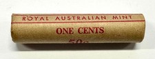 1980 Royal Australian Mint 1c One Cent Coin Roll - H/H
