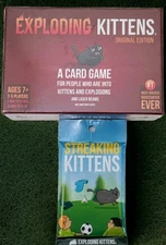 💥🐈‍⬛🐈 EXPLODING/STREAKING KITTENS Card Game*FREE SHIP*