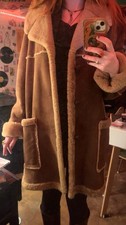 Vintage Sawyer Of Napa shearling coat