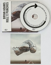 BRYAN ADAMS ROLL WITH THE PUNCHES SIGNED COVER PHOTO & CD PSA DNA COA AUTOGRAPH