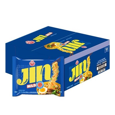 OTOKI Jin Ramen Mild Korean Instant Ramen, 13-Hour 4.23 Ounce (Pack of 18) 