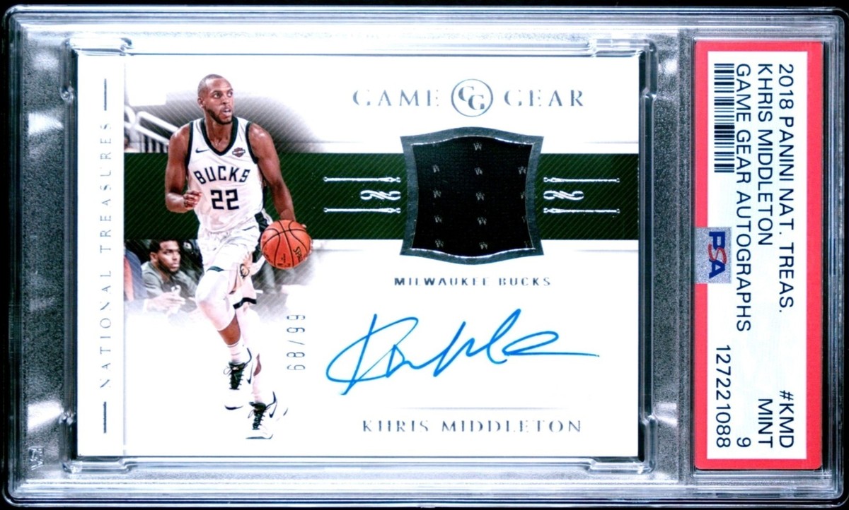 その他 Khris Middleton rc auto panini Panini Khris Middleton Basketball Autographed Sports Trading Cards