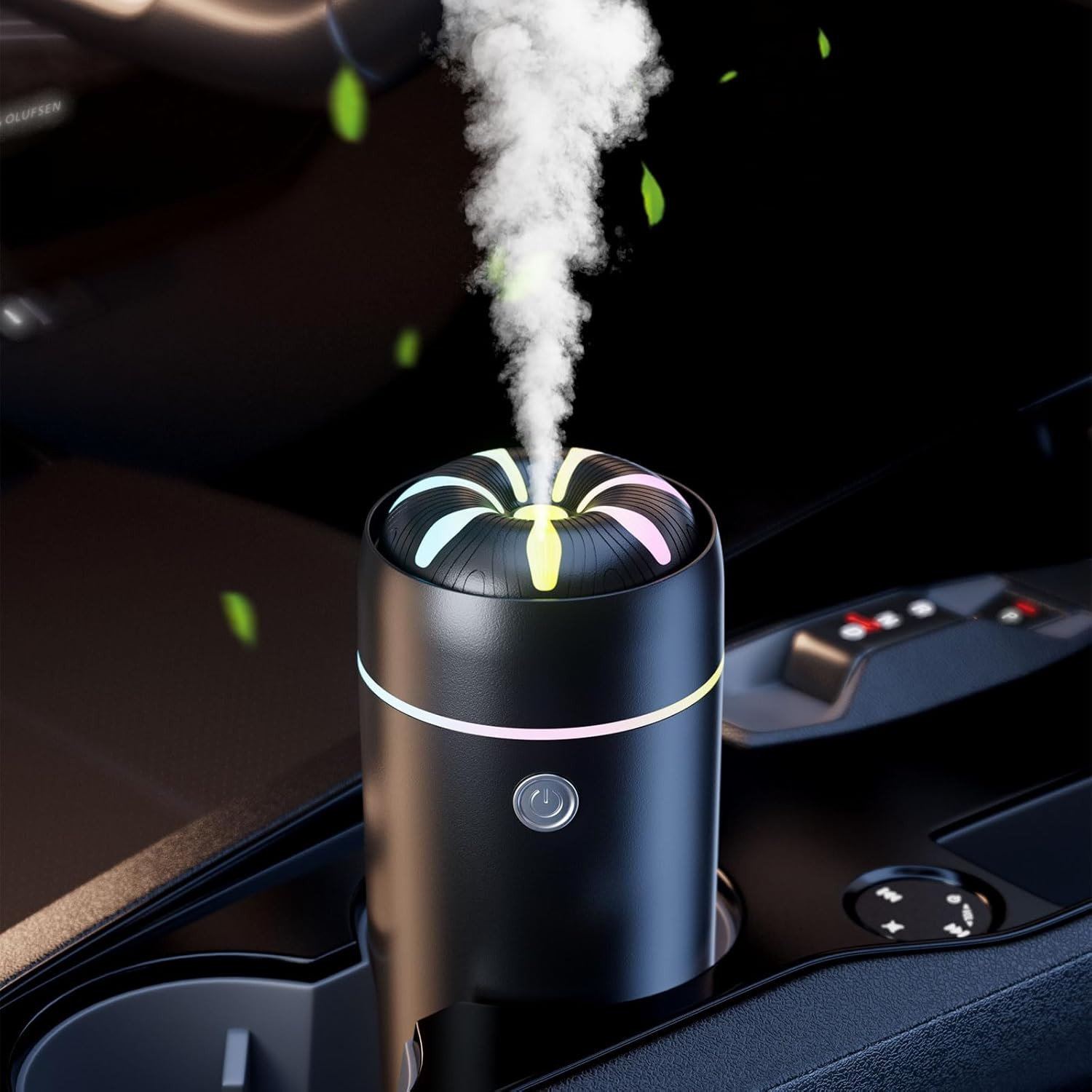 Car Humidifier Diffuser - Smart Cool Mist Air Freshener for Essential Oils - USB
