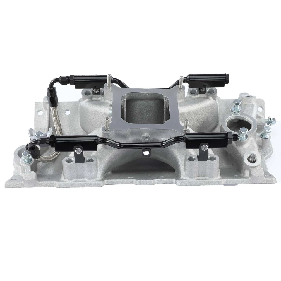 1x 4150 EFI Colector de admisión de inyección de combustible de un solo plano para Chevy bloque pequeño V8 Foto 2 de 4
