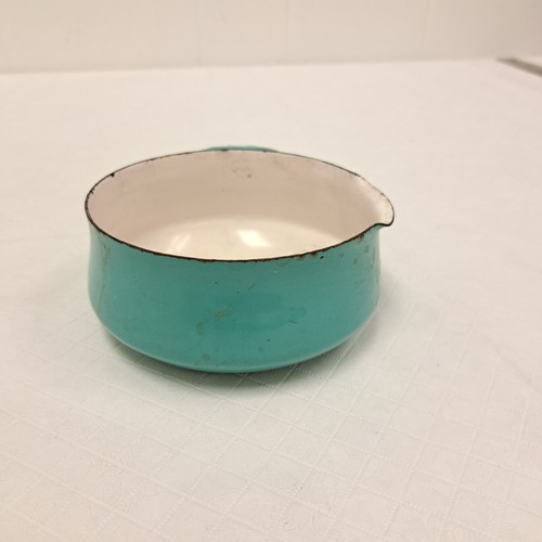 Blue Koben Style 2 Cup 5” Dia Enamelware Butter / Gravy Sauce Pan Denmark - Picture 5 of 10
