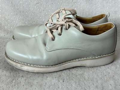 Hubbard‎ Mens Vibram Leather Lace Up Comfort Shoes Gray Sole Size Mens 8.5 Men main image 2