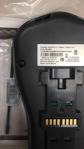 New Datalogic Barcode Scanner Cradle BC8060 910MHZ for M8300 M8500 USB Cable - Picture 2 of 3
