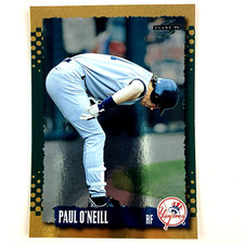 Paul O'Neill 1995 Score Gold Rush Parallel Card #41 New York Yankees
