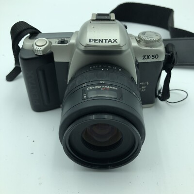 Pentax ZX-50 35mm Film Camera w/ SMC Pentax-F 35-80mm f4-5.6 Lens