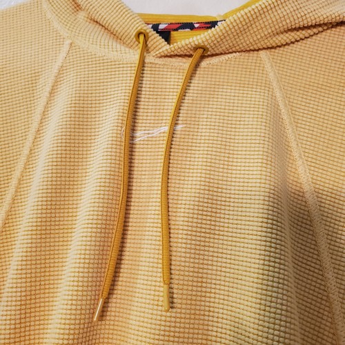 NIKE DRI FIT MEN'S FLEECE TRAINING PULLOVER HOODIE TOP Yellow CU4997-743 SZ LG - Picture 3 of 9