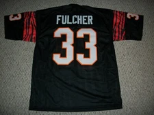 Unsigned DAVID FULCHER Custom Cincinnati Black Sewn Football Jersey S-3XL