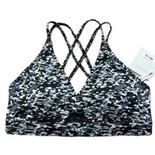 Victorias Secret VSX Strappy Back Padded With Removable Padding  Sport Bra Large