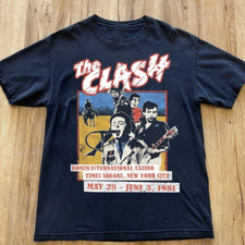 Retro The Clash Concert Men T shirt
