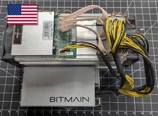 Bitmain Miner S9 13.5TH/s ASIC MINER + PSU IN BOX, USA (original owner) Antminer
