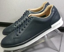259457 PF50 MCGUFFEY MENS SHOE 9 M NAVY LEATHER GOLF SHOE BY JOHNSTON & MURPHY