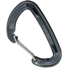 Cypher Firefly II Carabiner Gray Wire Gate CE Certified 22kN Major-Axis Strength