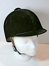 TROXEL Equestrian Riding Helmet Black Velvet Grand Prix Gold Small