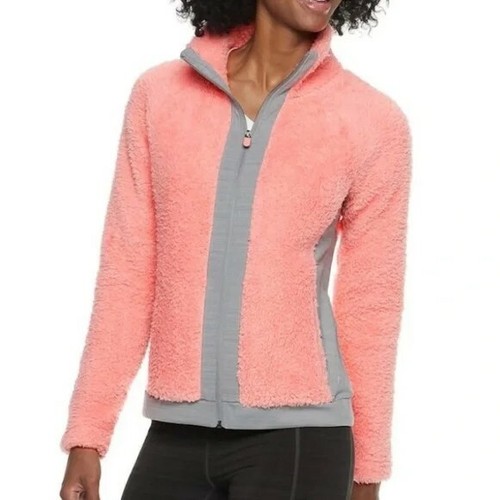 Gray Sherpa Fleece Plush Jacket | eBay