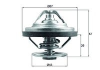 Mahle TX 158 87 Thermostat, KüHlmittel