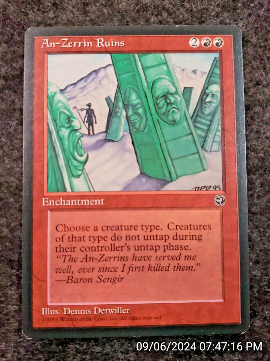 An-Zerrin Ruins Homelands NM Red Rare MAGIC THE GATHERING MTG CARD (DS3D1H7) | eBay An-Zerrin Ruins Homelands NM Red Rare MAGIC THE GATHERING MTG CARD (DS3D1H7) | eBay