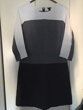 Ann Taylor Size 4 Dress Fall Winter Work Wear 3/4 Sleeve Knee Length Warm Proper