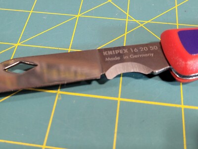 Knipex Electricians Folding Pocket Knife Cable Stripper 162050