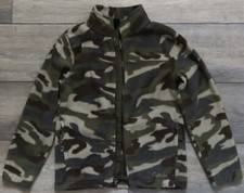 Cabela  s Camo Fleece Jacket Kids S Full Zip Pockets Lightweight Fall Hunting