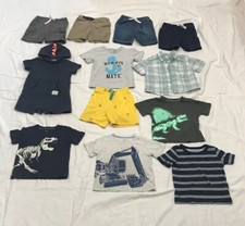 Boys 24 Months clothes shorts, short sleeve 11 items Carter's Obaibi