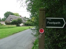 Photo 6x4 Footpath Sign Attleton Green Footpath sign Attleton Green, Suff c2011