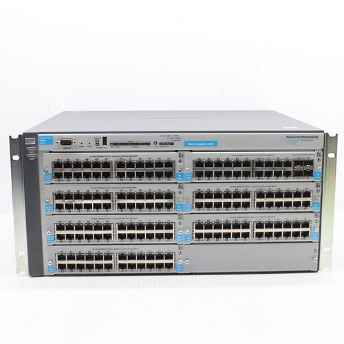 Châssis commutateur HP ProCurve 4208v1 J8773A avec modules J8768A J9033A Gigabit - Photo 2/13