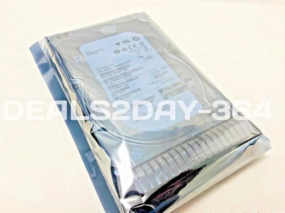 HP 4TB SAS SC HDD 7.2K 6GB 3.5" 695842-001 695510-B21 695507-008 W/ Caddy tray - Image 2 of 4