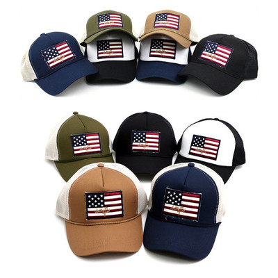 Unisex Mens United States USA Summer Mesh Snapback Baseball  display picture 2