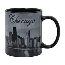Chicago Mug Skyline Black and White