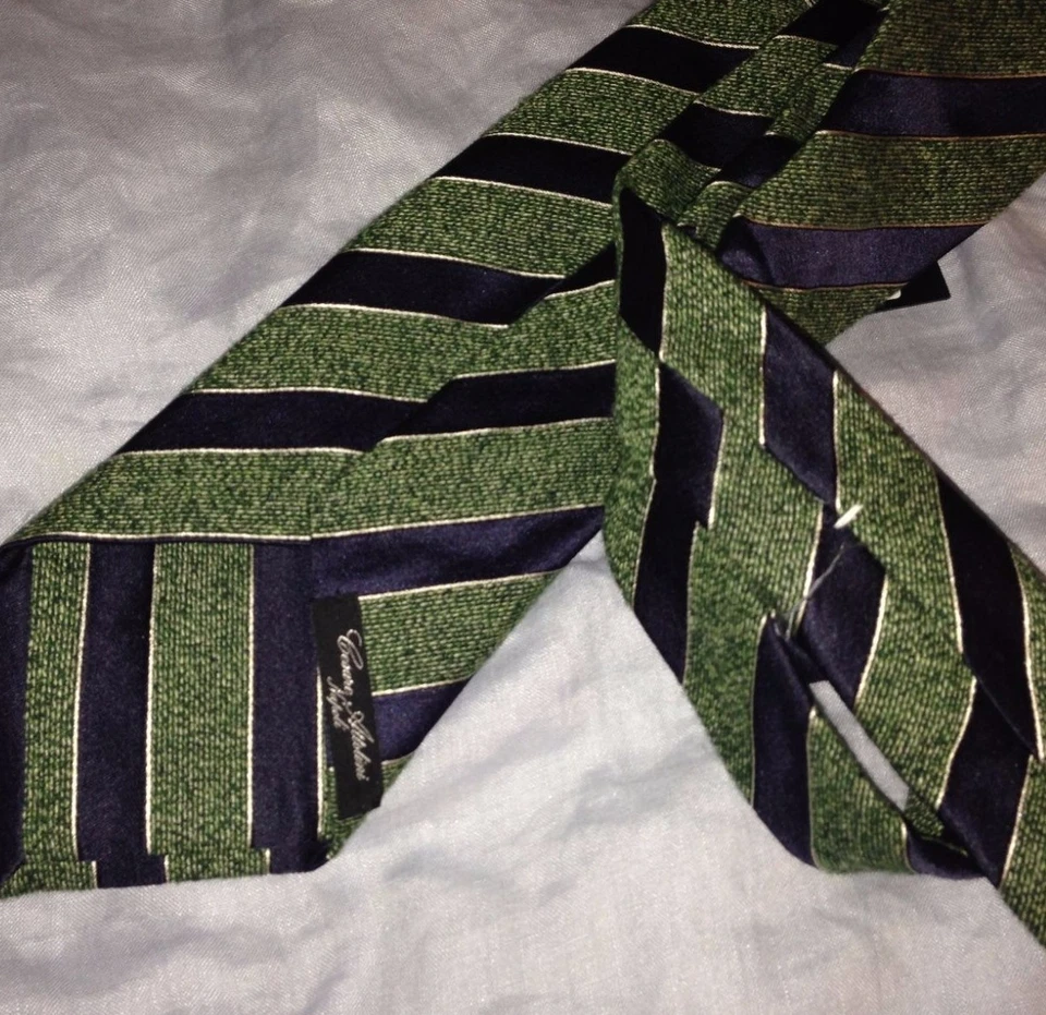  Corbata de seda/cachemira Cesare Attolini hecha a mano en Italia Foto 3 de 4