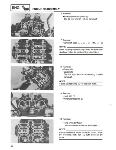 Yamaha V Max 1200 Workshop Manual Repair Workshop Service Book On Paper English - Picture 3 of 3