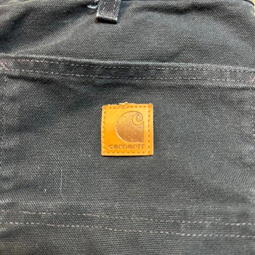 Vintage Carhartt B11-MDT Pants Mens 35x32 Loose Baggy Canvas Carpenter Y2K Blue - Picture 3 of 8