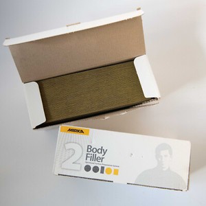 2 Boxes Mirka OSB-2 Body Filler Strips (2 missing) 2.75" x 8"