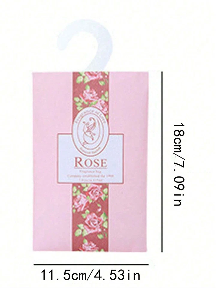 6Pcs Fragrance Sachet Natural Scented Wardrobe Hanging Air Freshener Bag Room UK - Image 3 of 4