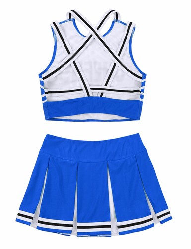 Damen Sexy Charmante Cheerleader Uniform Schulmädchen Outfit Kostüm - Bild 17 von 64