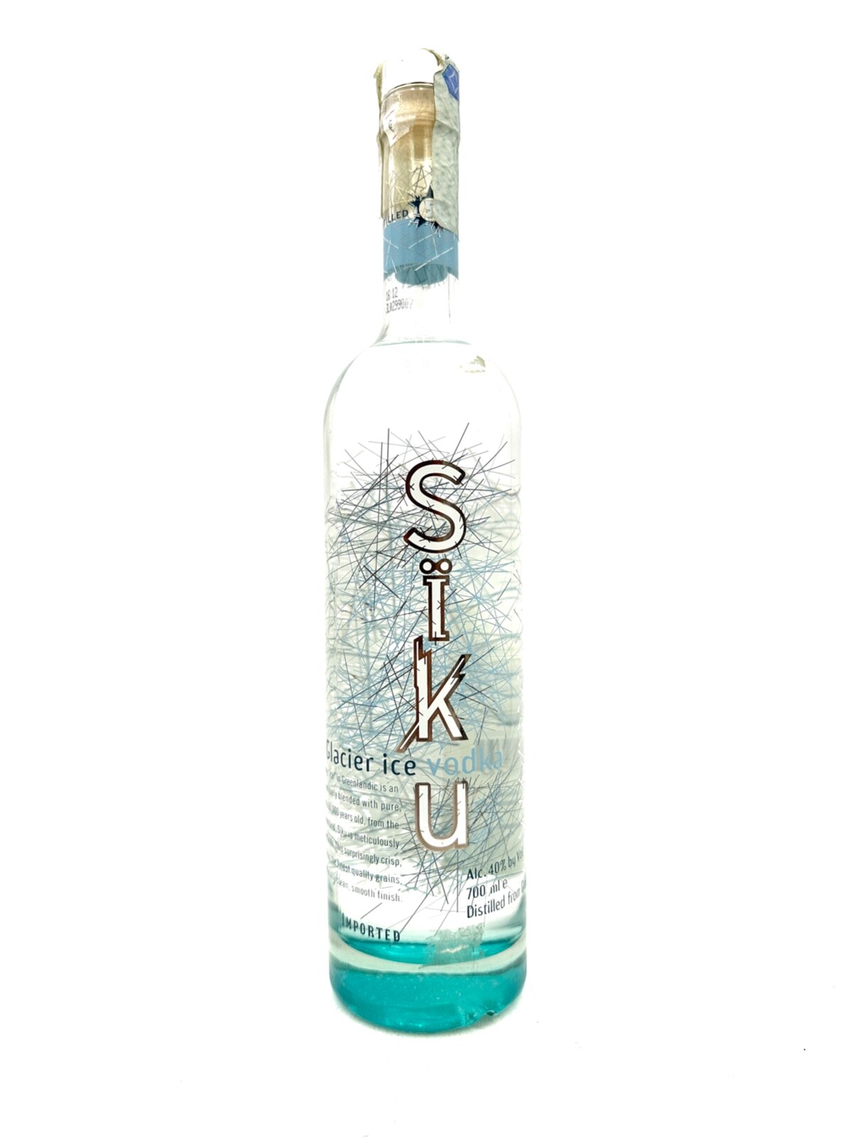 SIKU GLACIER ICE VODKA - ICE CAP ENTERPRISES - 0,7L 40%
