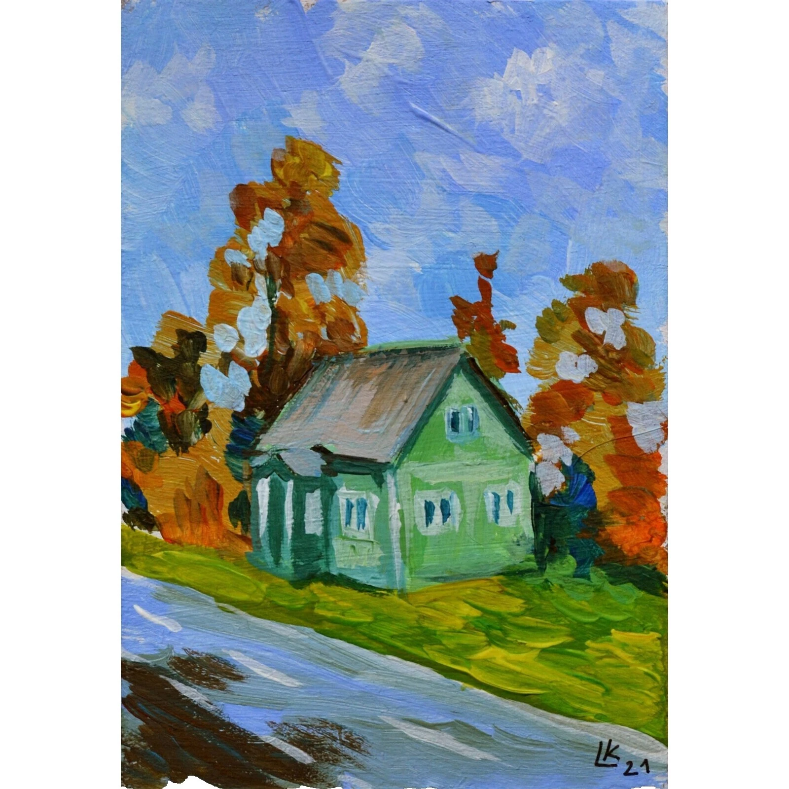 Arte en miniatura del paisaje