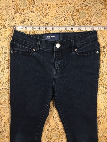 Jeans Old Navy ragazza giovane designer blu 12 regular super skinny scuro carino - Foto 4 di 12