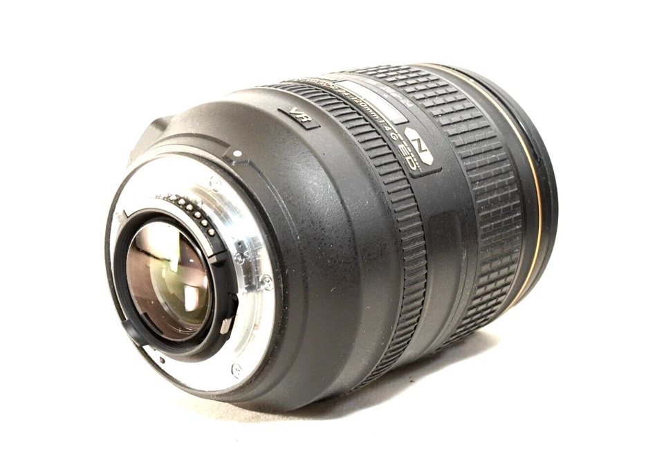 Nikon AF-S NIKKOR 24-120mm f/4 G ED VR Lens Good used condition w/covers, hood - image 3 of 4