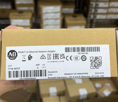 New Original Sealed AB 1734-AENT / A POINT I/O Ethernet Network Adaptor 1734AENT