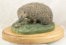 Unbranded large hedgehog ornament 4 inches tall 6 inches across wildlife