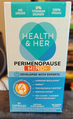 Health & Her Peri Mind+ Multi-Nutrient Support 4 Women -Contains Magnesium 30 ct